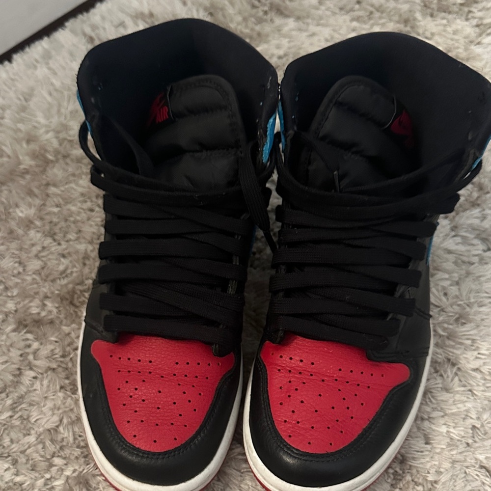 Jordan 1s- Black, Red, Blue